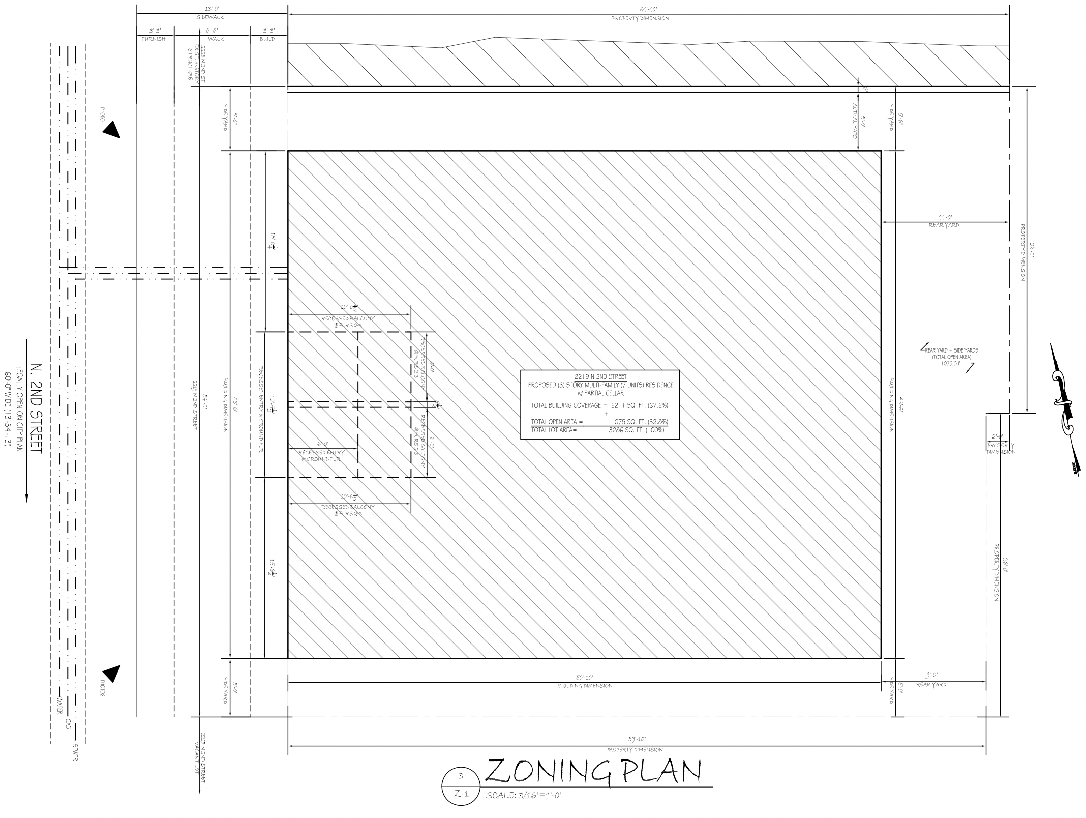 2219-23 North 2nd Street Plan