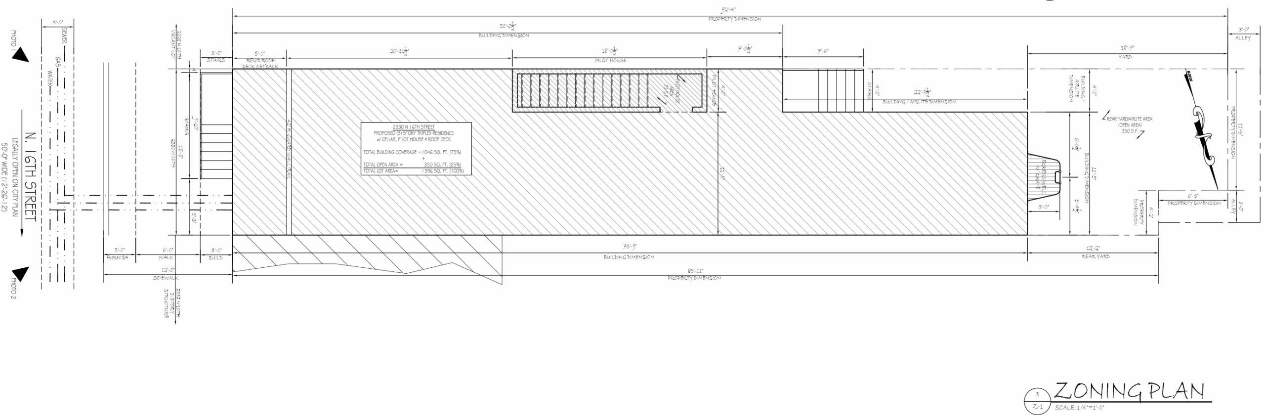 2330 North 16th Street Plan