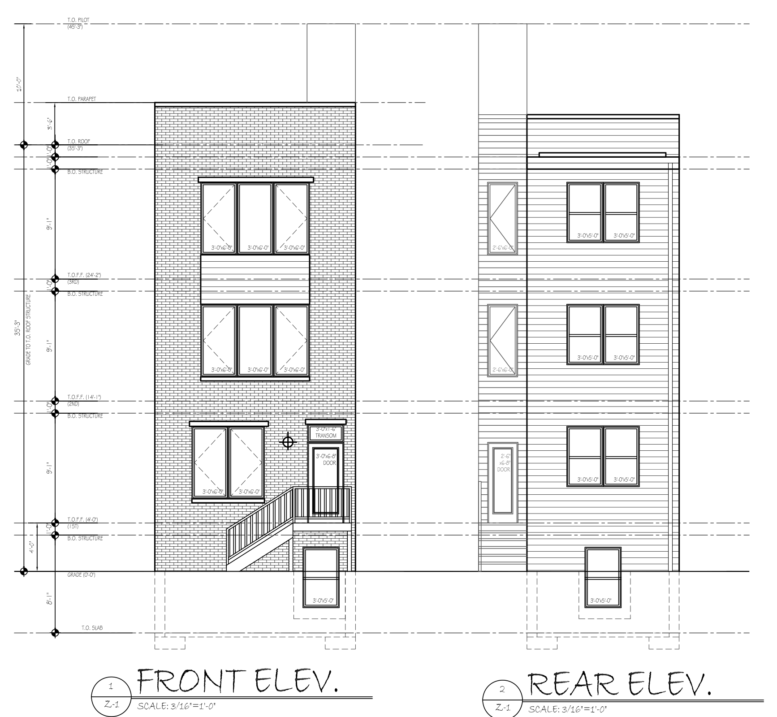 2334 North 16th Street Elevations