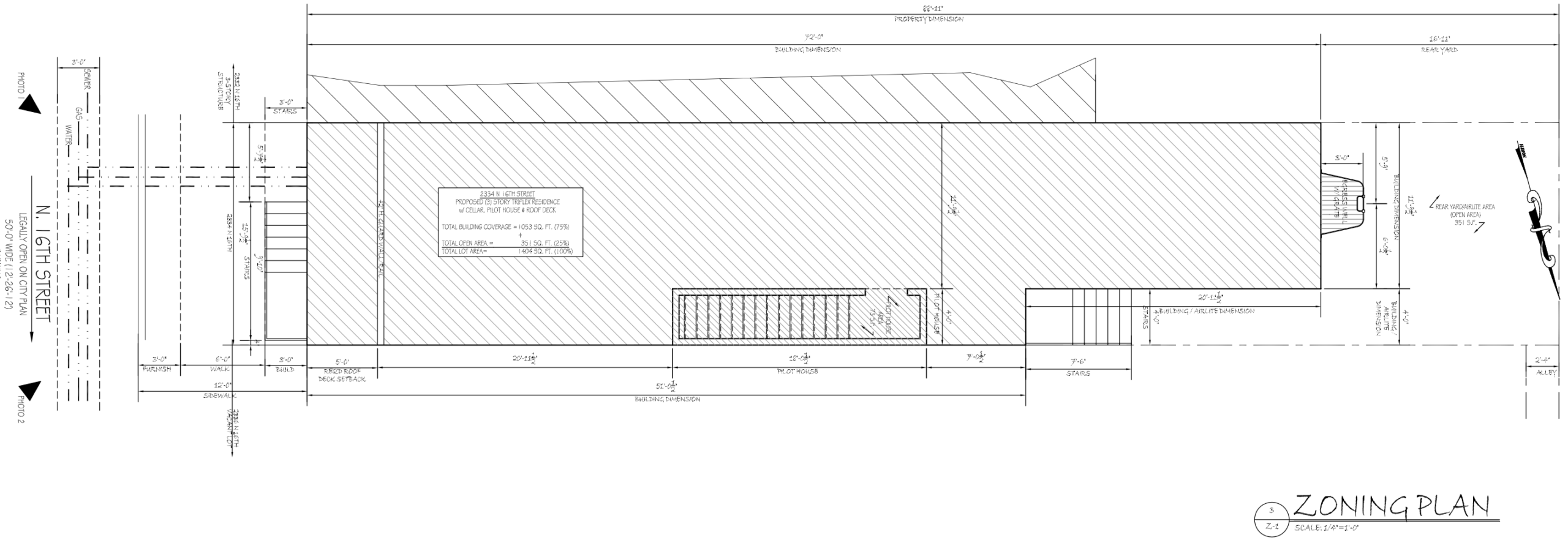 2334 North 16th Street Plan
