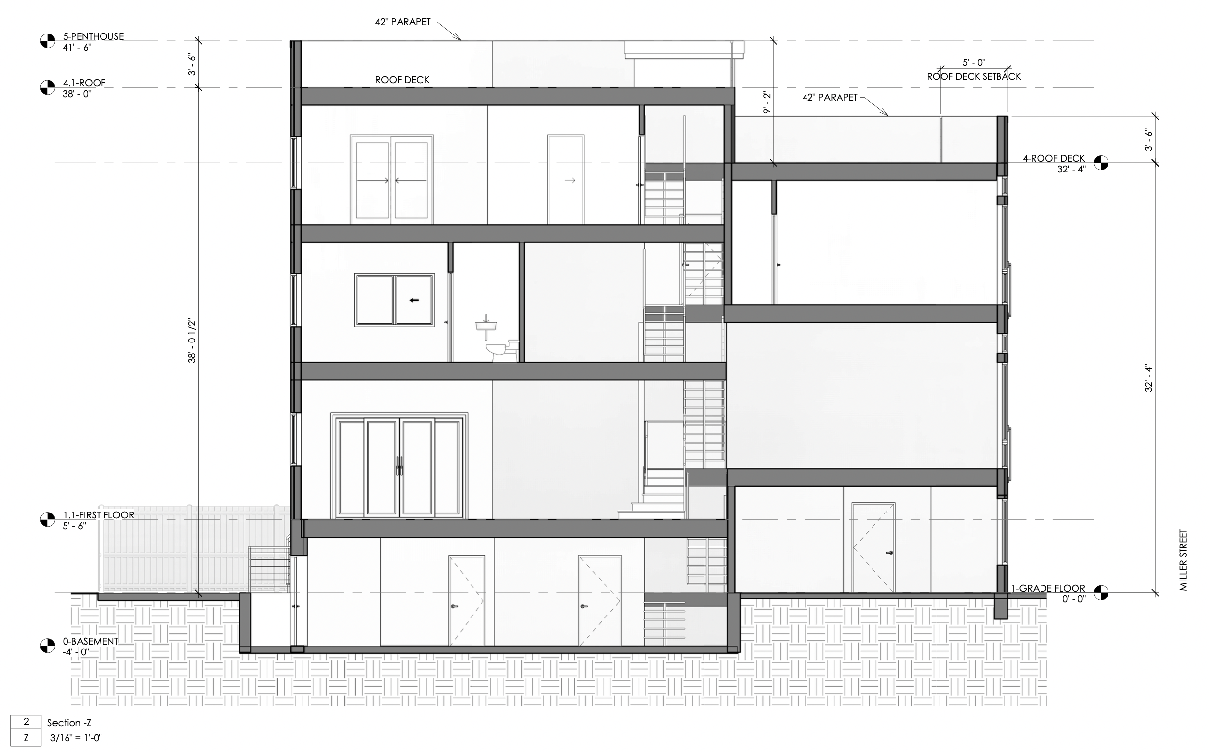 2839-41 Miller Street Section