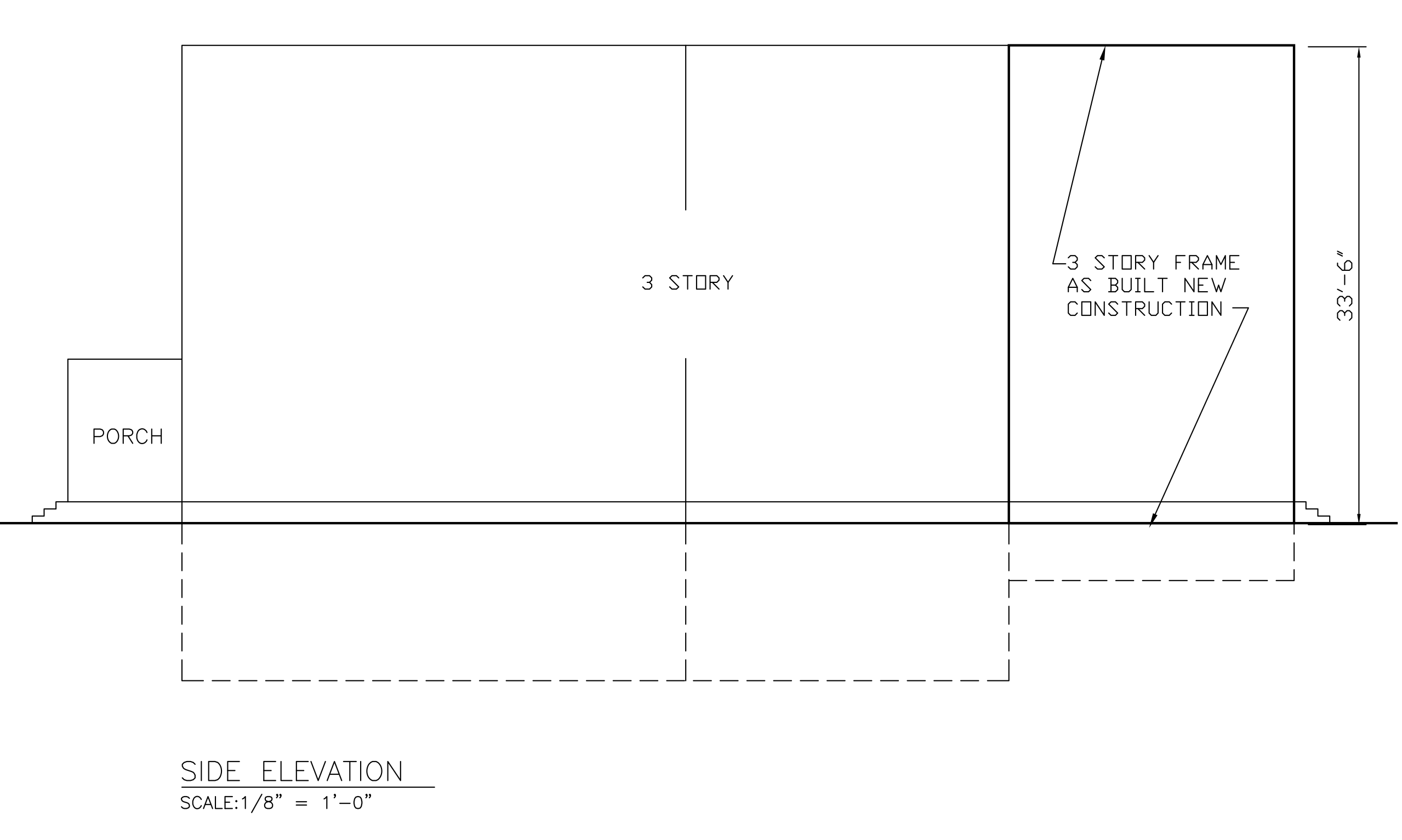 3117 North 16th Street Side Elevation