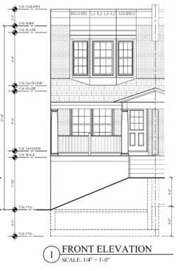 370 East Eleanor Street Front Elevation