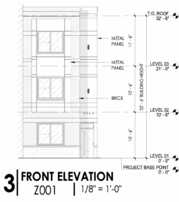 4044 West Girard Avenue Front Elevation