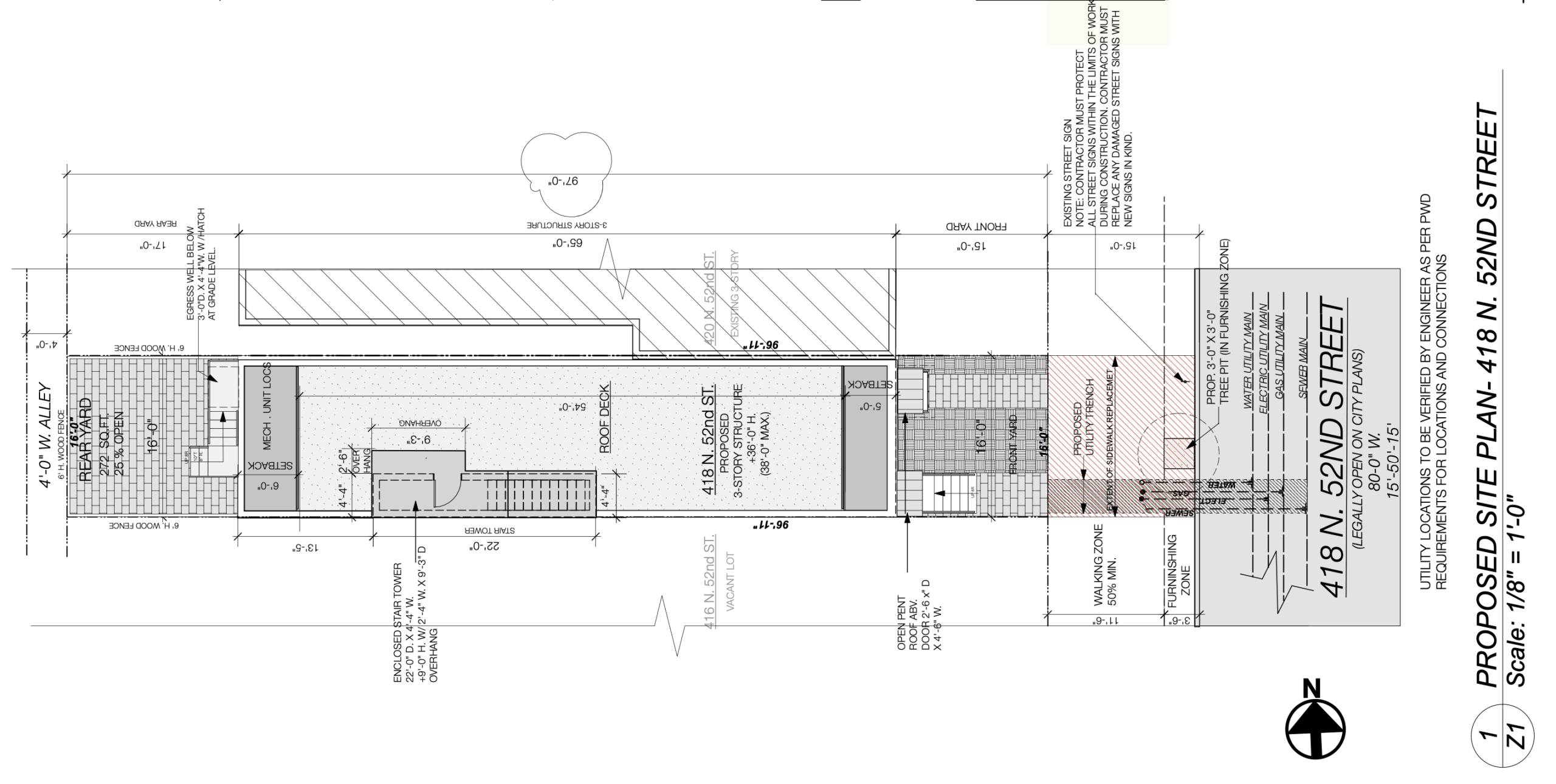 418 North 52nd Street Plan