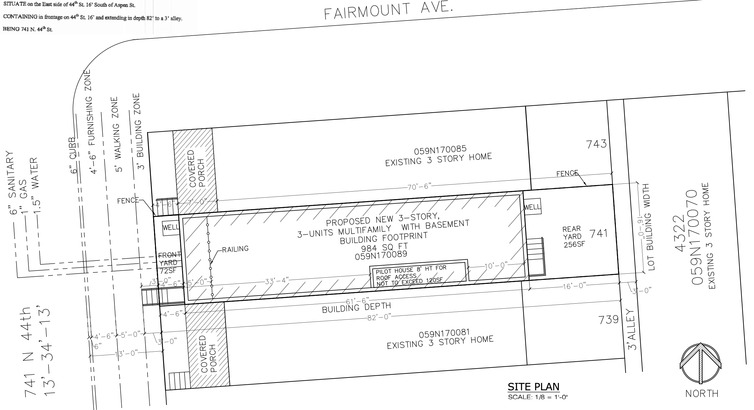 741 North 44th Street Site Plan