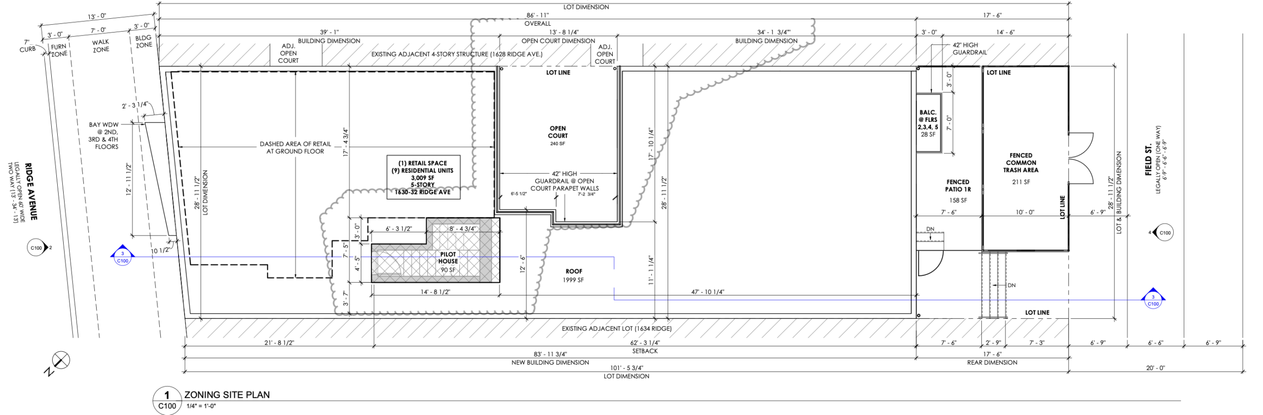 1630-32 Ridge Avenue Plan