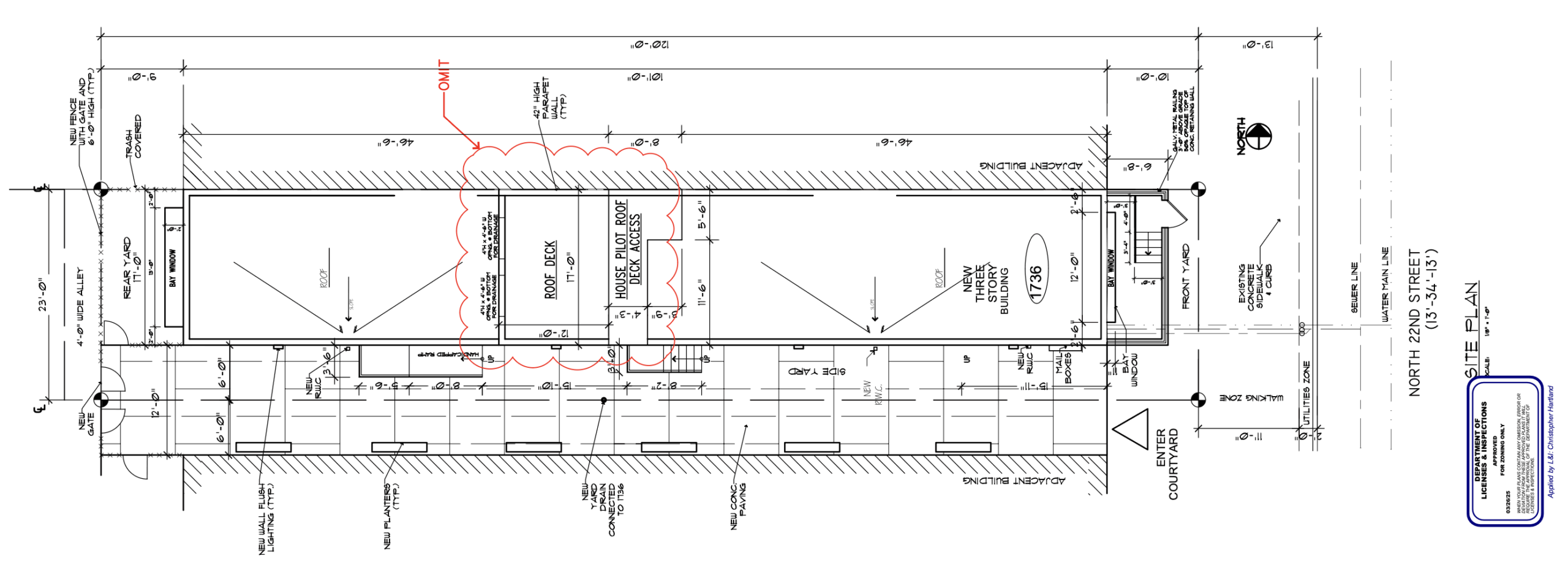 1736 North 22nd Street Plan