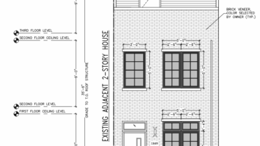 1849 South Bancroft Street Front Elevation
