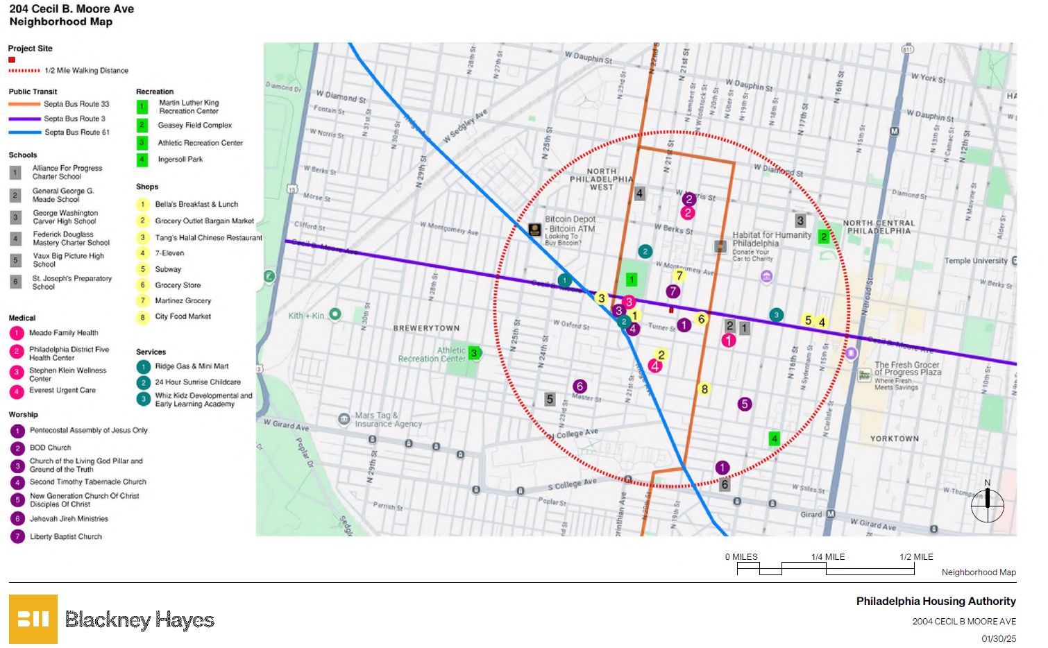 2006 Cecil B Moore Avenue. Credit: CANNOdesign via the Civic Design Review by the Philadelphia City Planning Commission and the Department of Planning and Development