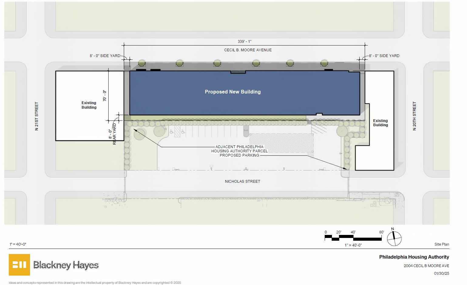 2006 Cecil B Moore Avenue. Credit: CANNOdesign via the Civic Design Review by the Philadelphia City Planning Commission and the Department of Planning and Development