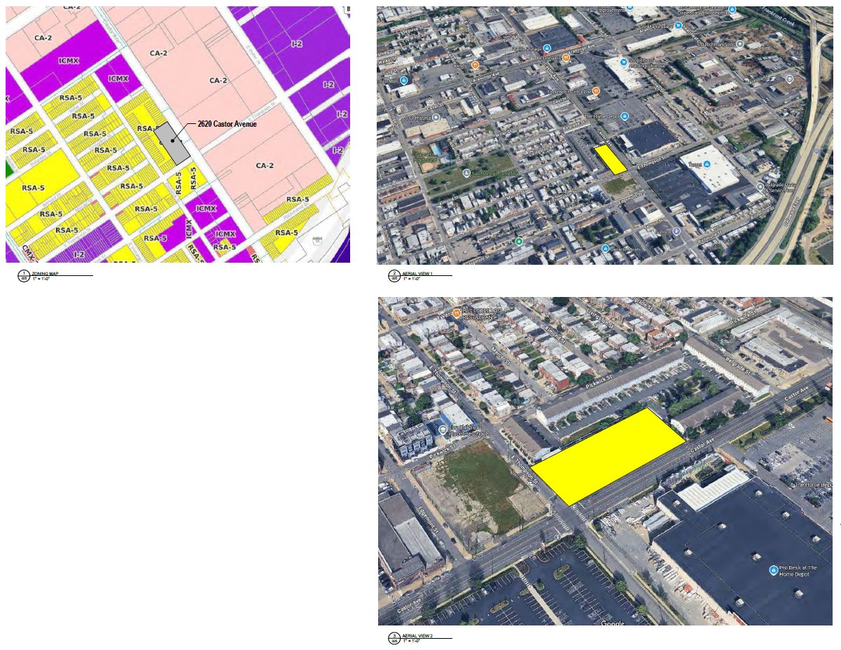 2620 Castor Avenue. Credit: Ambit Architecture via the Civic Design Review by the Philadelphia City Planning Commission and the Department of Planning and Development