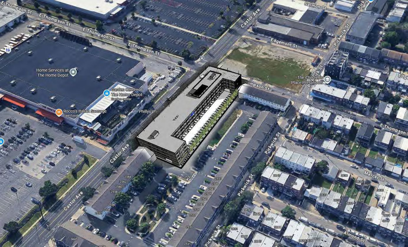 2620 Castor Avenue. Credit: Ambit Architecture via the Civic Design Review by the Philadelphia City Planning Commission and the Department of Planning and Development