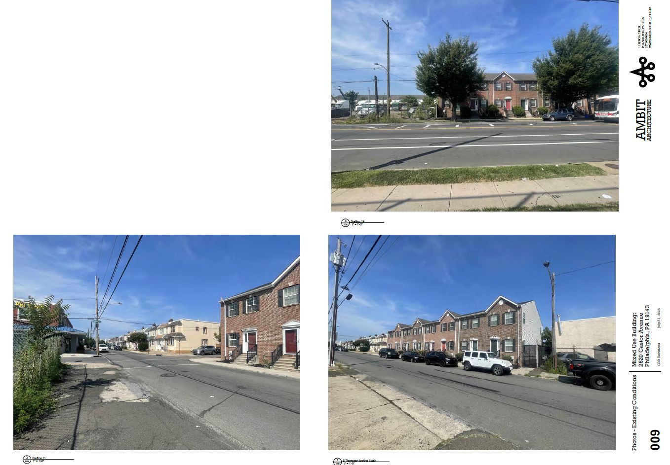 2620 Castor Avenue. Credit: Ambit Architecture via the Civic Design Review by the Philadelphia City Planning Commission and the Department of Planning and Development