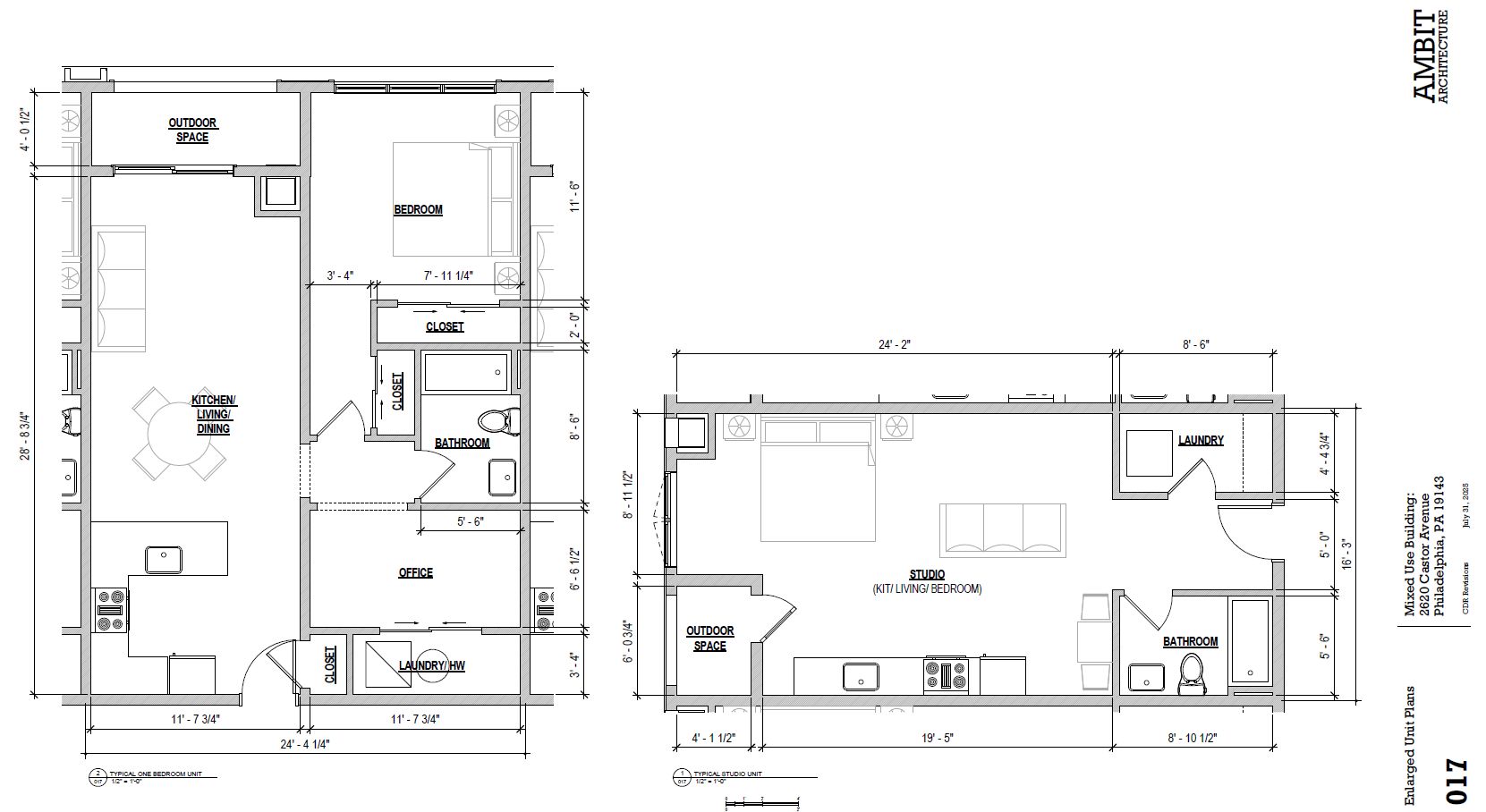 2620 Castor Avenue. Credit: Ambit Architecture via the Civic Design Review by the Philadelphia City Planning Commission and the Department of Planning and Development