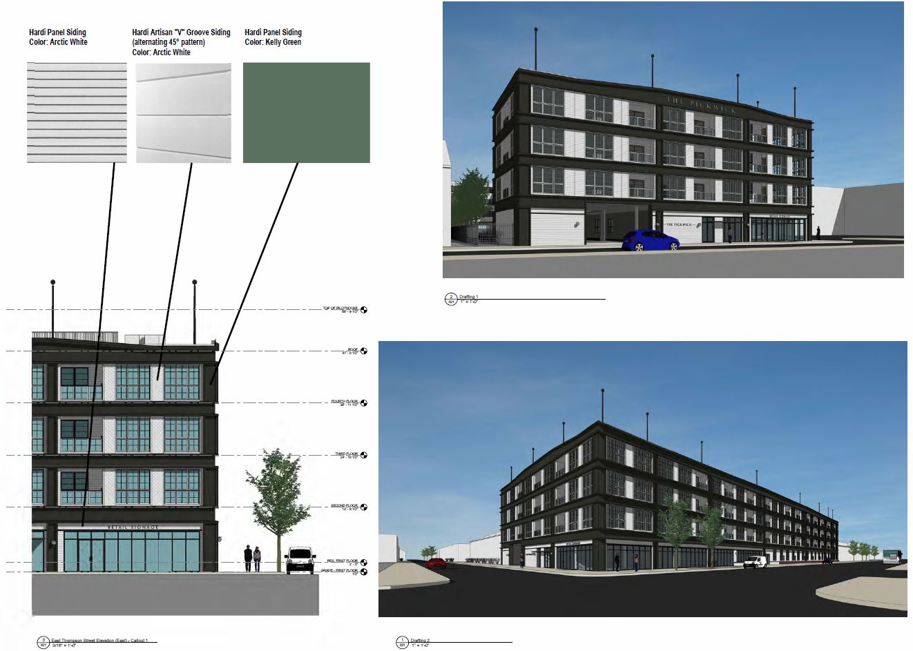 2620 Castor Avenue. Credit: Ambit Architecture via the Civic Design Review by the Philadelphia City Planning Commission and the Department of Planning and Development
