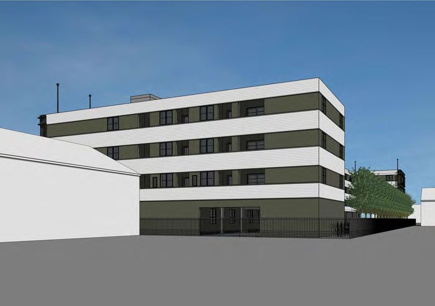 2620 Castor Avenue. Credit: Ambit Architecture via the Civic Design Review by the Philadelphia City Planning Commission and the Department of Planning and Development