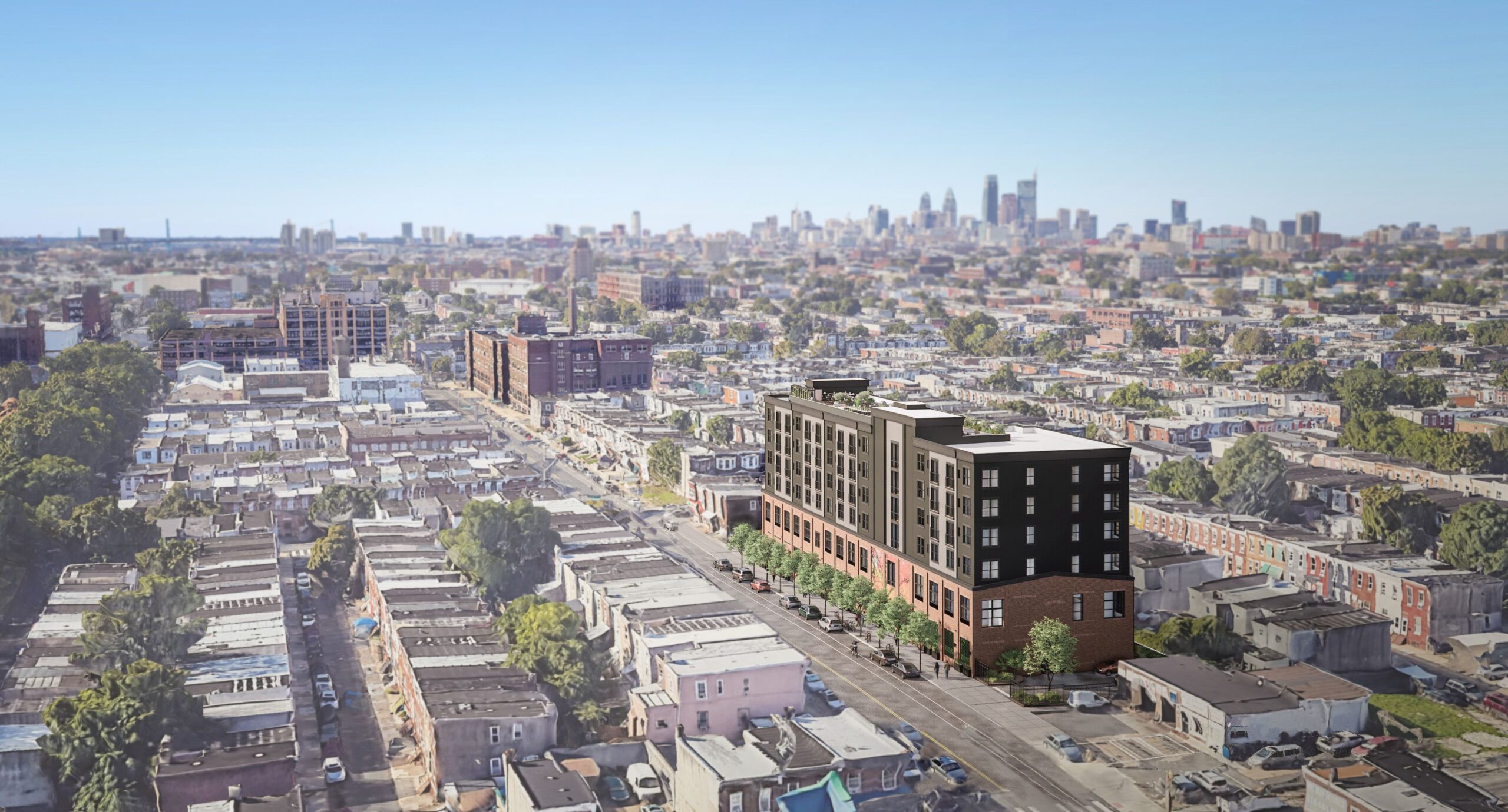 3408 B Street. Credit: Raymond F Rola Architect via the Civic Design Review by the Philadelphia City Planning Commission and the Department of Planning and Development