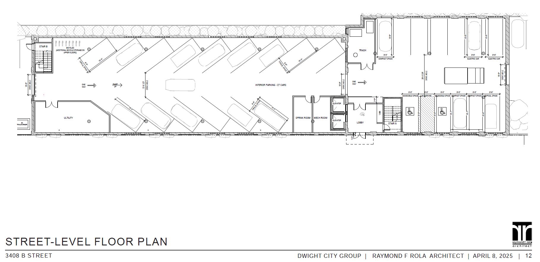 3408 B Street. Credit: Raymond F Rola Architect via the Civic Design Review by the Philadelphia City Planning Commission and the Department of Planning and Development