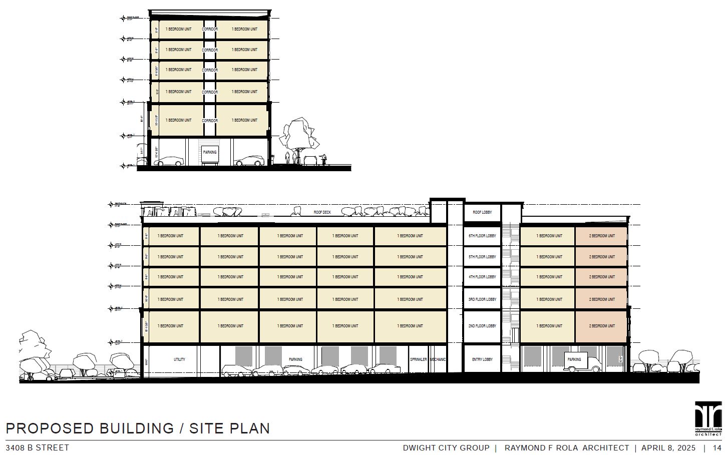 3408 B Street. Credit: Raymond F Rola Architect via the Civic Design Review by the Philadelphia City Planning Commission and the Department of Planning and Development