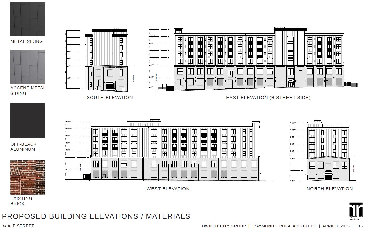 3408 B Street. Credit: Raymond F Rola Architect via the Civic Design Review by the Philadelphia City Planning Commission and the Department of Planning and Development