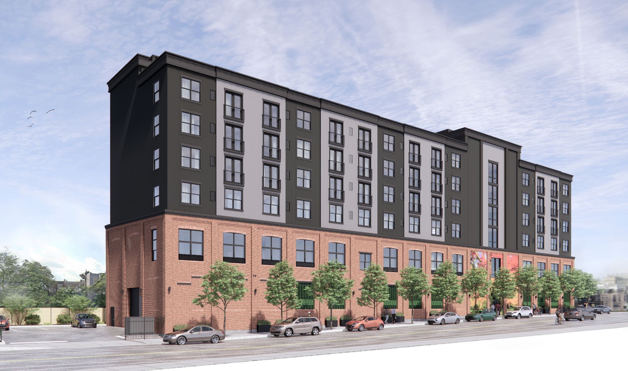 3408 B Street. Credit: Raymond F Rola Architect via the Civic Design Review by the Philadelphia City Planning Commission and the Department of Planning and Development