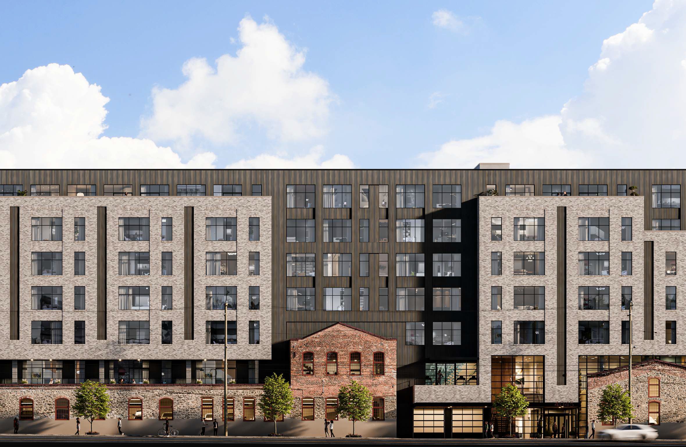 4045-61 Main Street. Credit: CBP Architects via the Civic Design Review by the Philadelphia City Planning Commission and the Department of Planning and Development