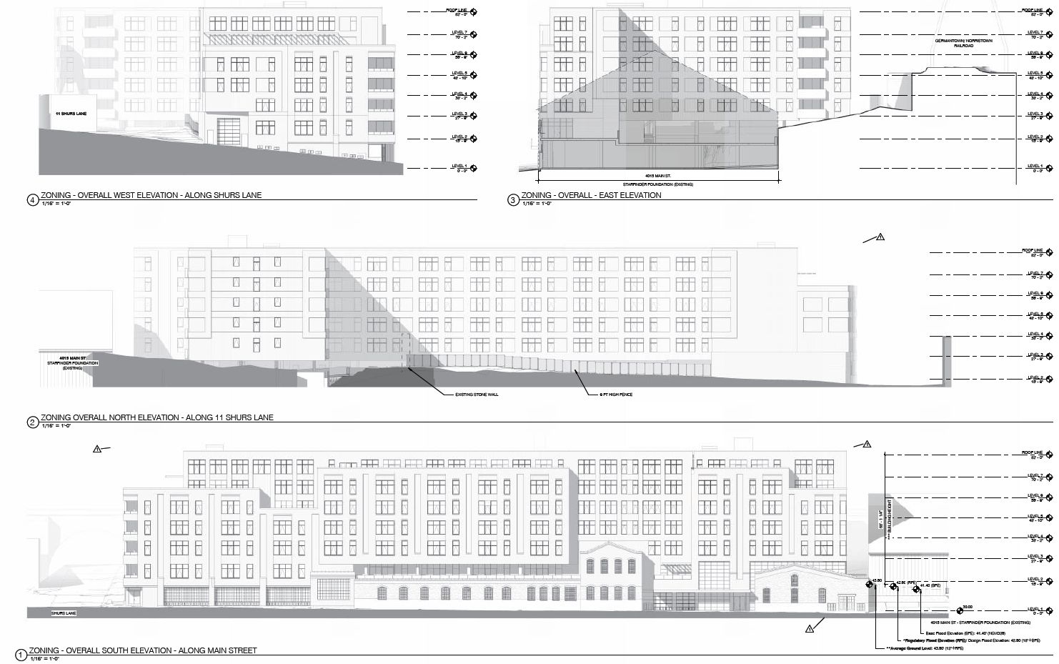 4045-61 Main Street. Credit: CBP Architects via the Civic Design Review by the Philadelphia City Planning Commission and the Department of Planning and Development