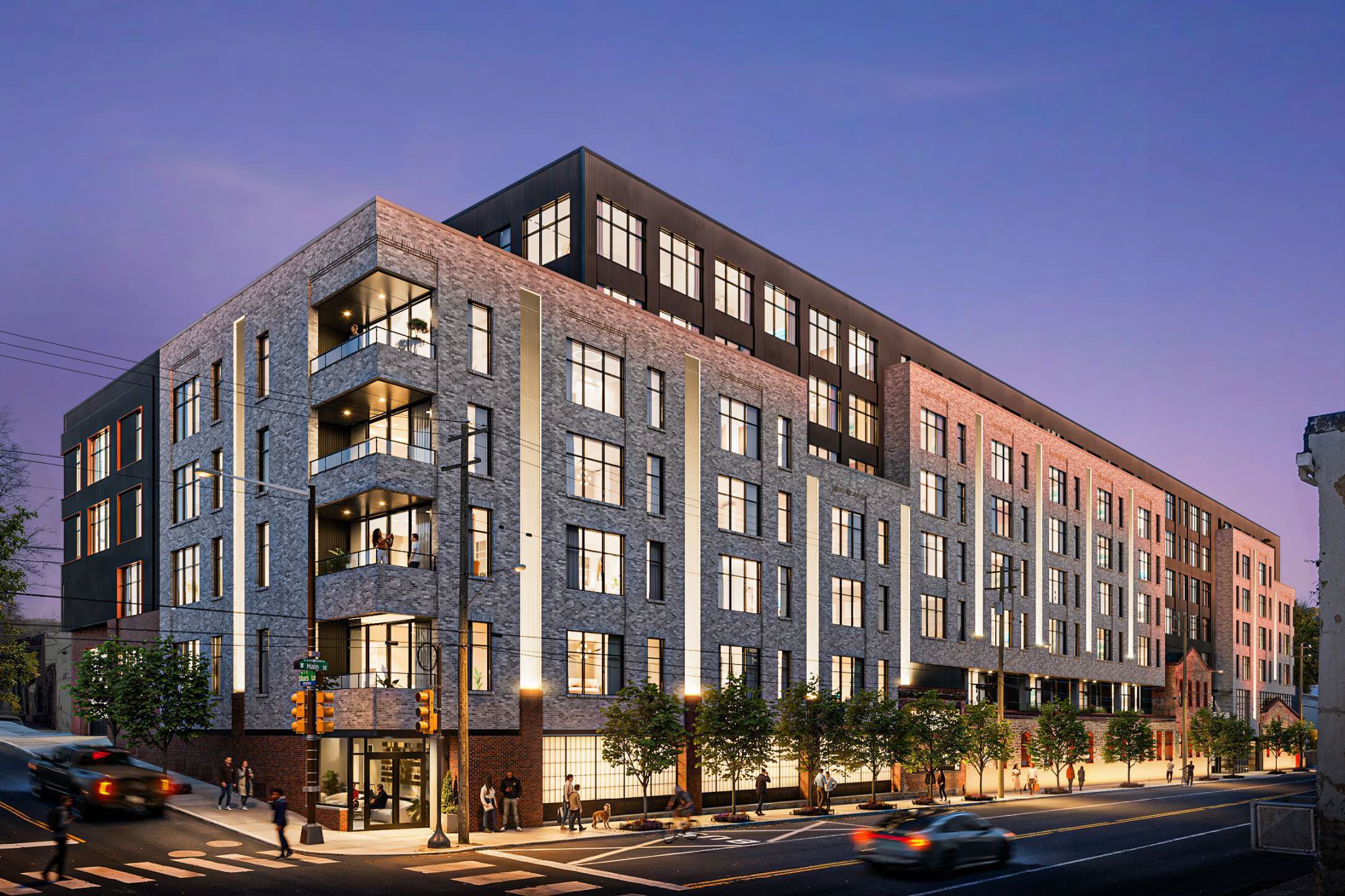 4045-61 Main Street. Credit: CBP Architects via the Civic Design Review by the Philadelphia City Planning Commission and the Department of Planning and Development