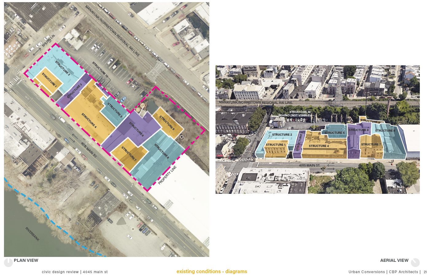4045-61 Main Street. Credit: CBP Architects via the Civic Design Review by the Philadelphia City Planning Commission and the Department of Planning and Development