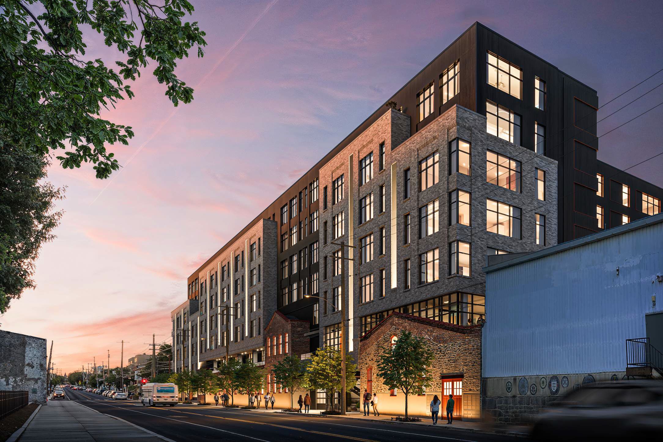 4045-61 Main Street. Credit: CBP Architects via the Civic Design Review by the Philadelphia City Planning Commission and the Department of Planning and Development