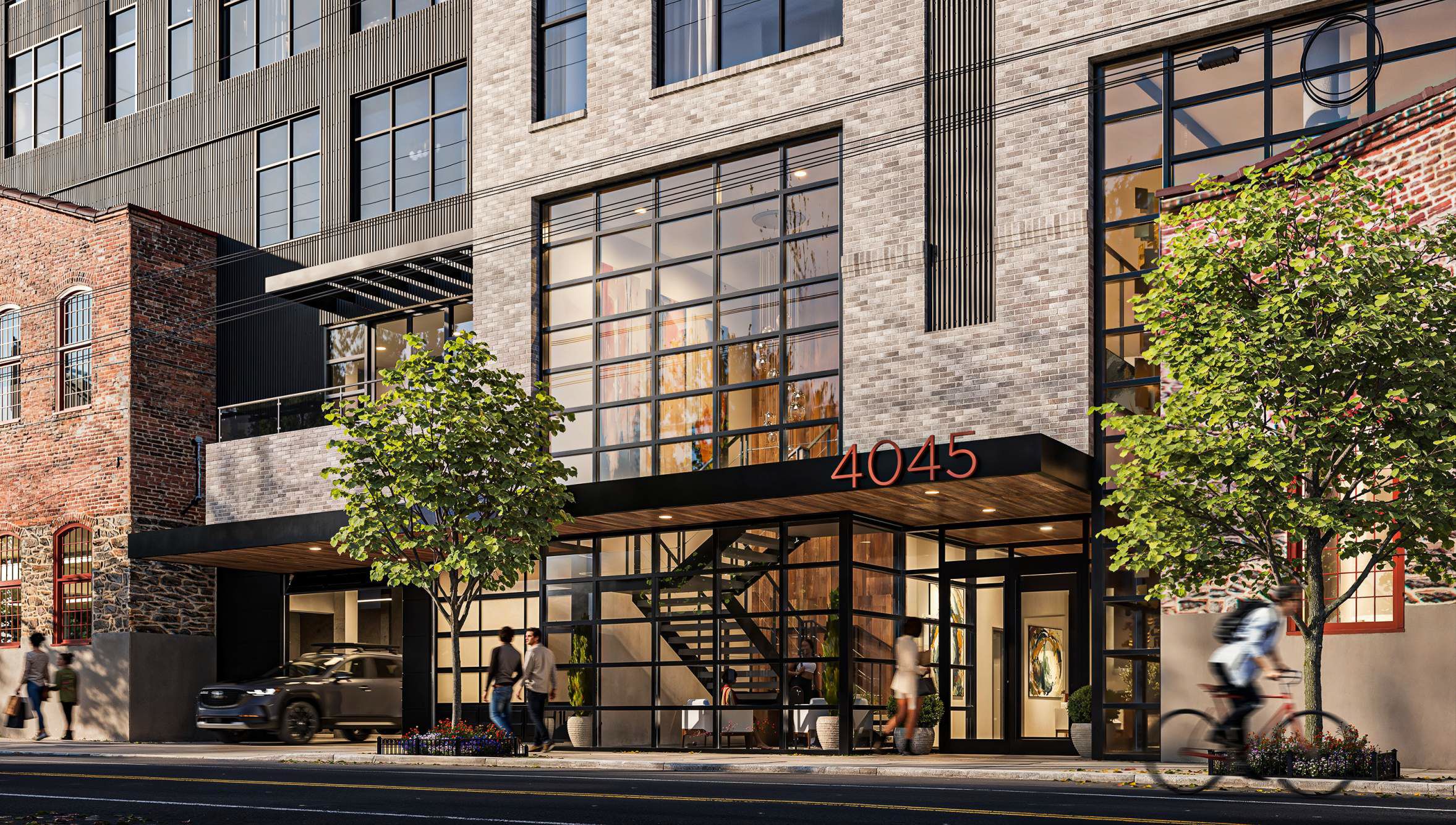 4045-61 Main Street. Credit: CBP Architects via the Civic Design Review by the Philadelphia City Planning Commission and the Department of Planning and Development