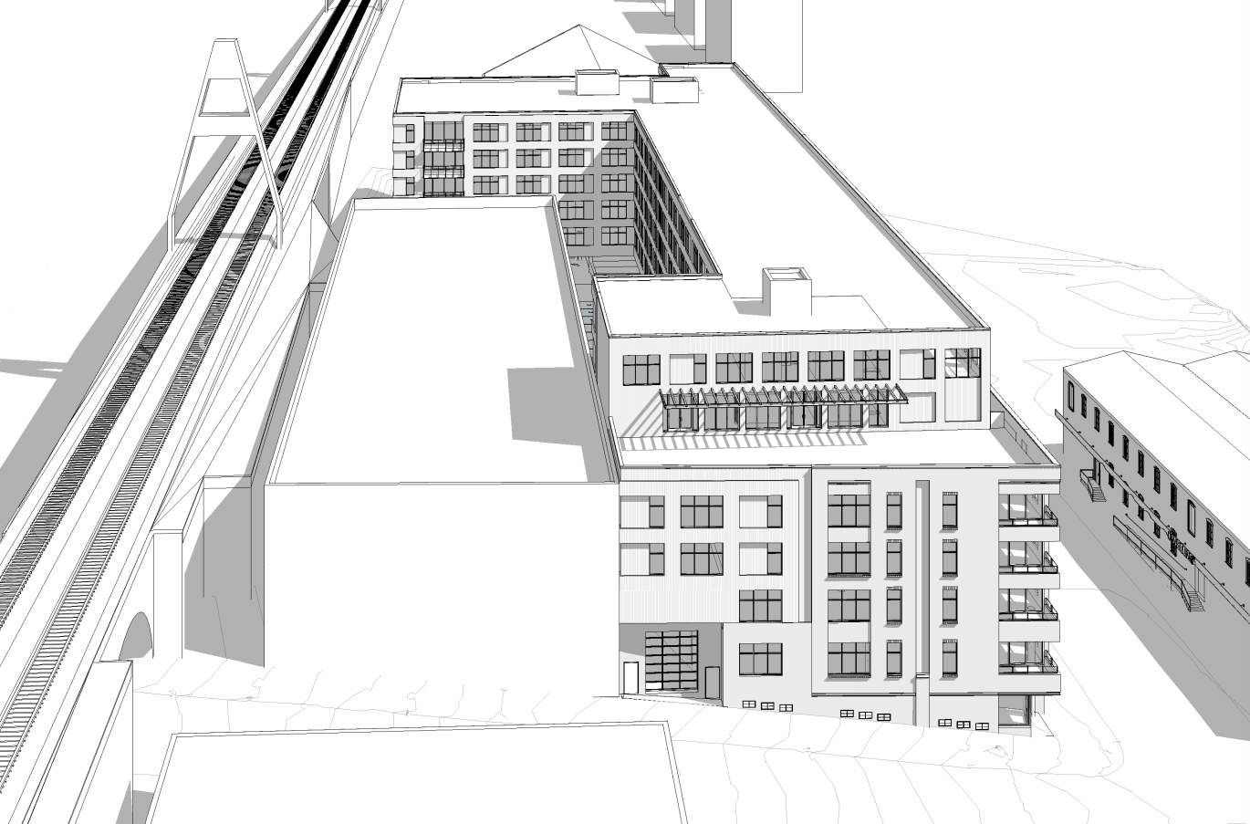 4045-61 Main Street. Credit: CBP Architects via the Civic Design Review by the Philadelphia City Planning Commission and the Department of Planning and Development