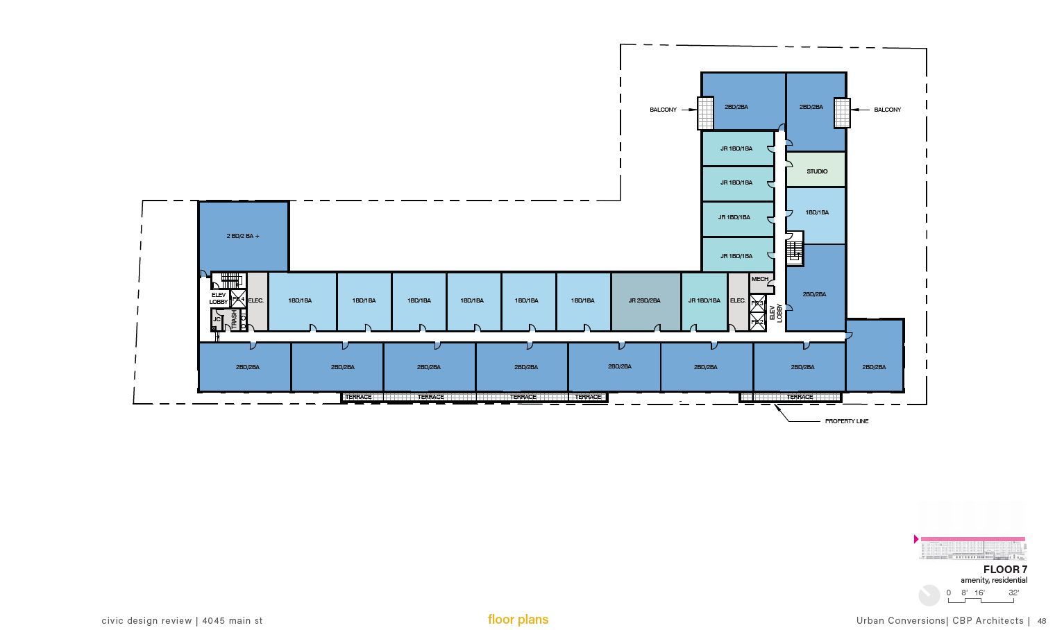 4045-61 Main Street. Credit: CBP Architects via the Civic Design Review by the Philadelphia City Planning Commission and the Department of Planning and Development