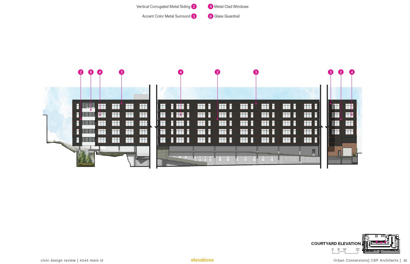 4045-61 Main Street. Credit: CBP Architects via the Civic Design Review by the Philadelphia City Planning Commission and the Department of Planning and Development