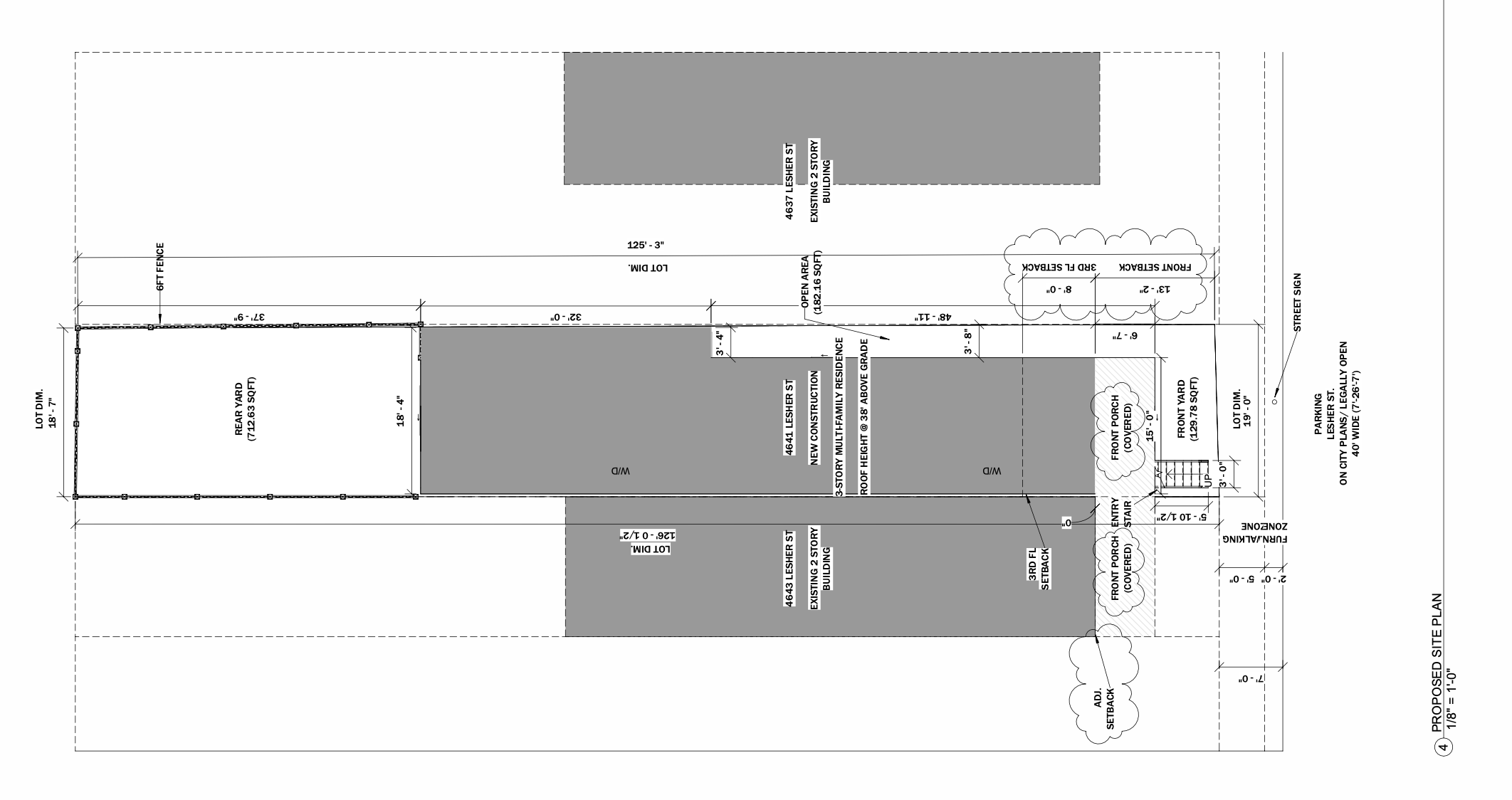 4641 Lesher Street Plan
