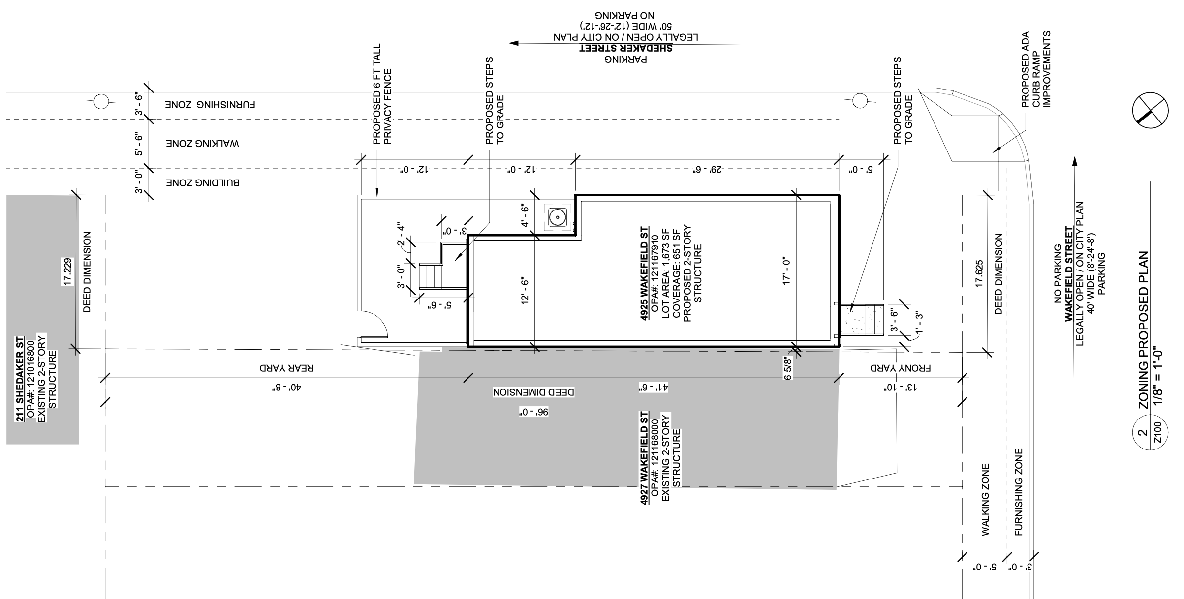 4925 Wakefield Street Proposed Plan