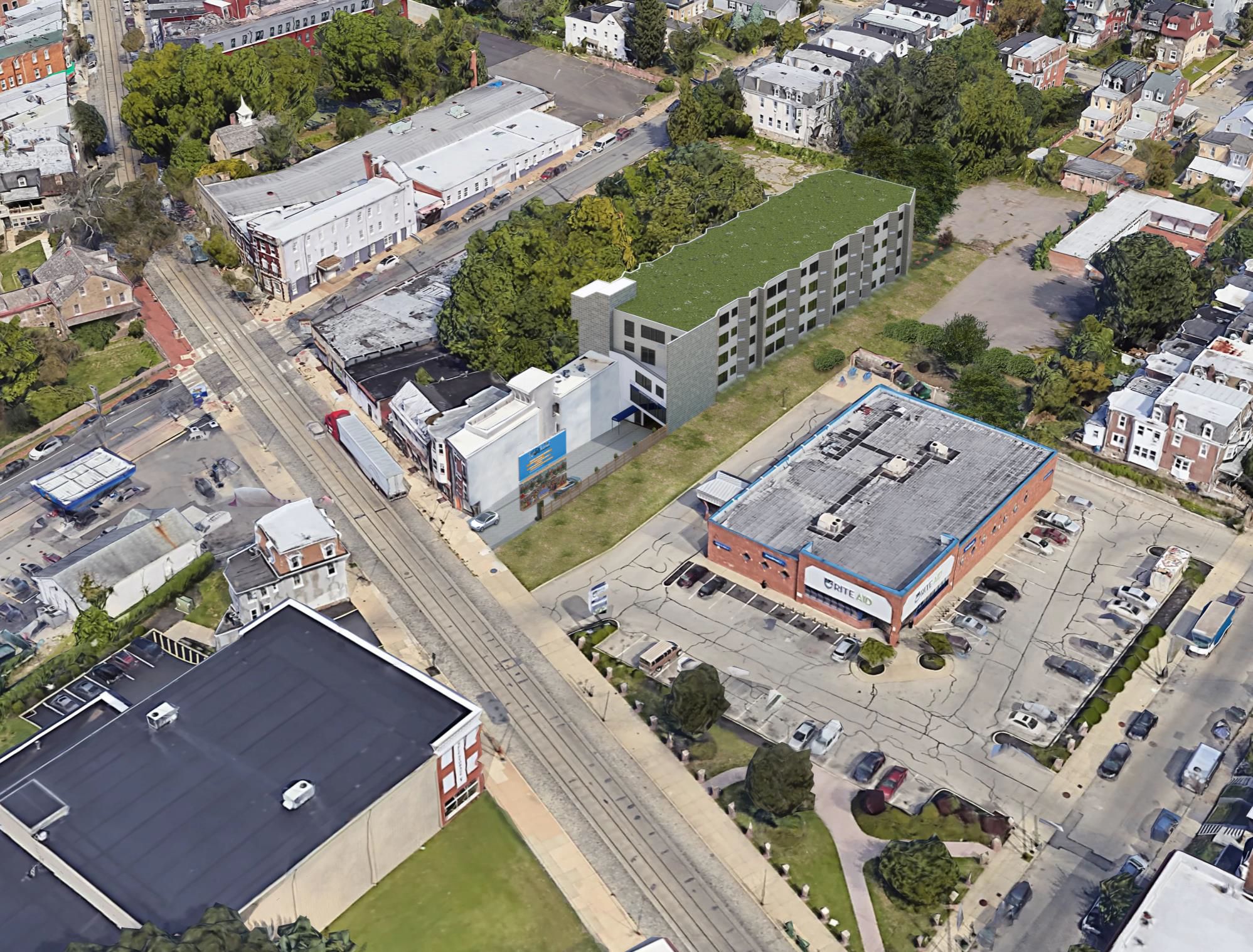 6225 Germantown Avenue. Credit: Ingram Sageser Ambric Technologies via the Civic Design Review by the Philadelphia City Planning Commission and the Department of Planning and Development