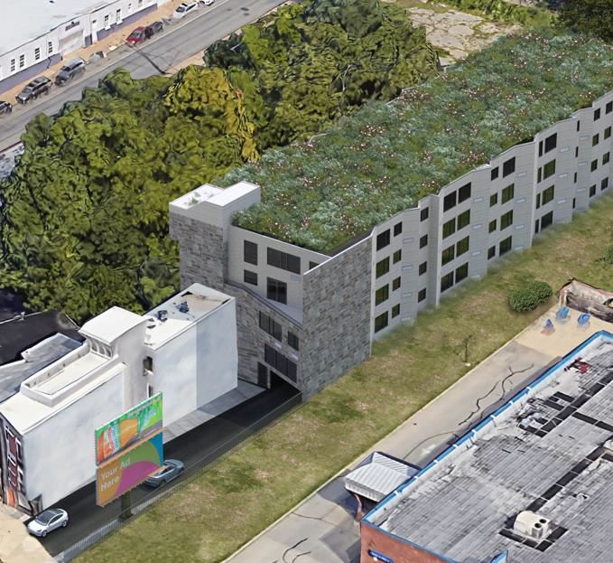 6225 Germantown Avenue. Credit: Ingram Sageser Ambric Technologies via the Civic Design Review by the Philadelphia City Planning Commission and the Department of Planning and Development