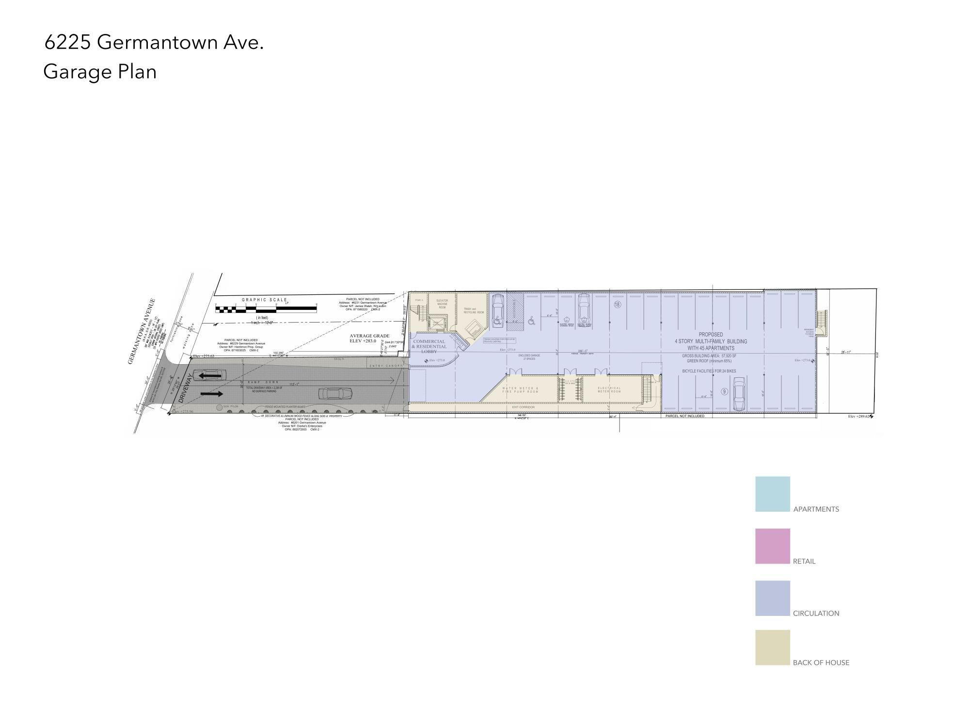 6225 Germantown Avenue. Credit: Ingram Sageser Ambric Technologies via the Civic Design Review by the Philadelphia City Planning Commission and the Department of Planning and Development