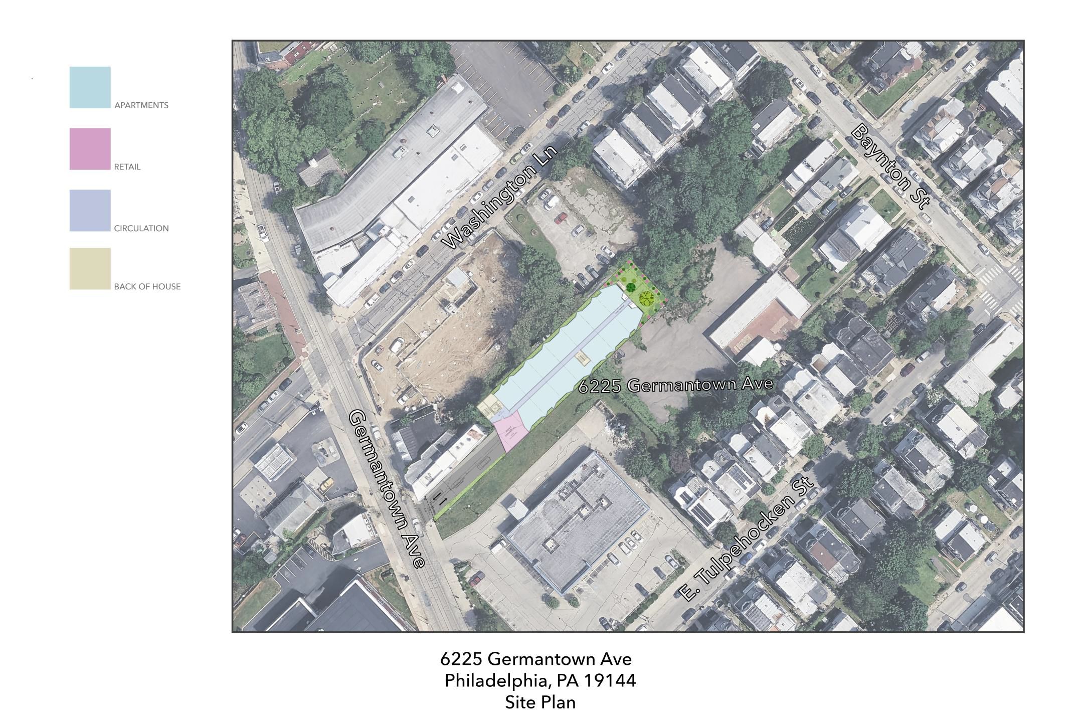 6225 Germantown Avenue. Credit: Ingram Sageser Ambric Technologies via the Civic Design Review by the Philadelphia City Planning Commission and the Department of Planning and Development