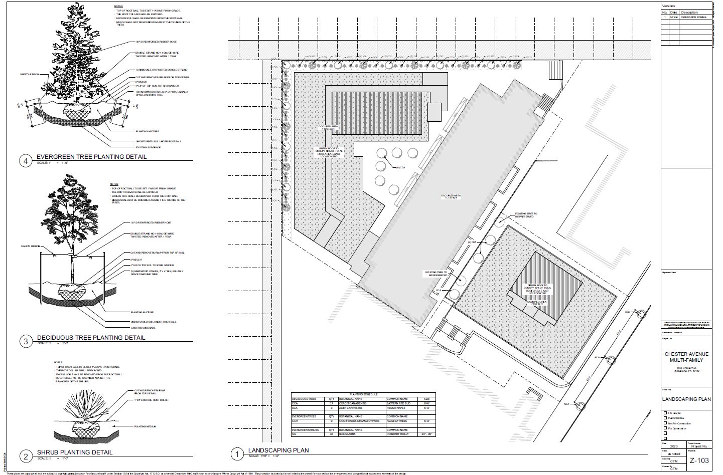 6635-39 Chester Avenue. Credit: WisdomTree Group Architectural Services via the Civic Design Review by the Philadelphia City Planning Commission and the Department of Planning and Development