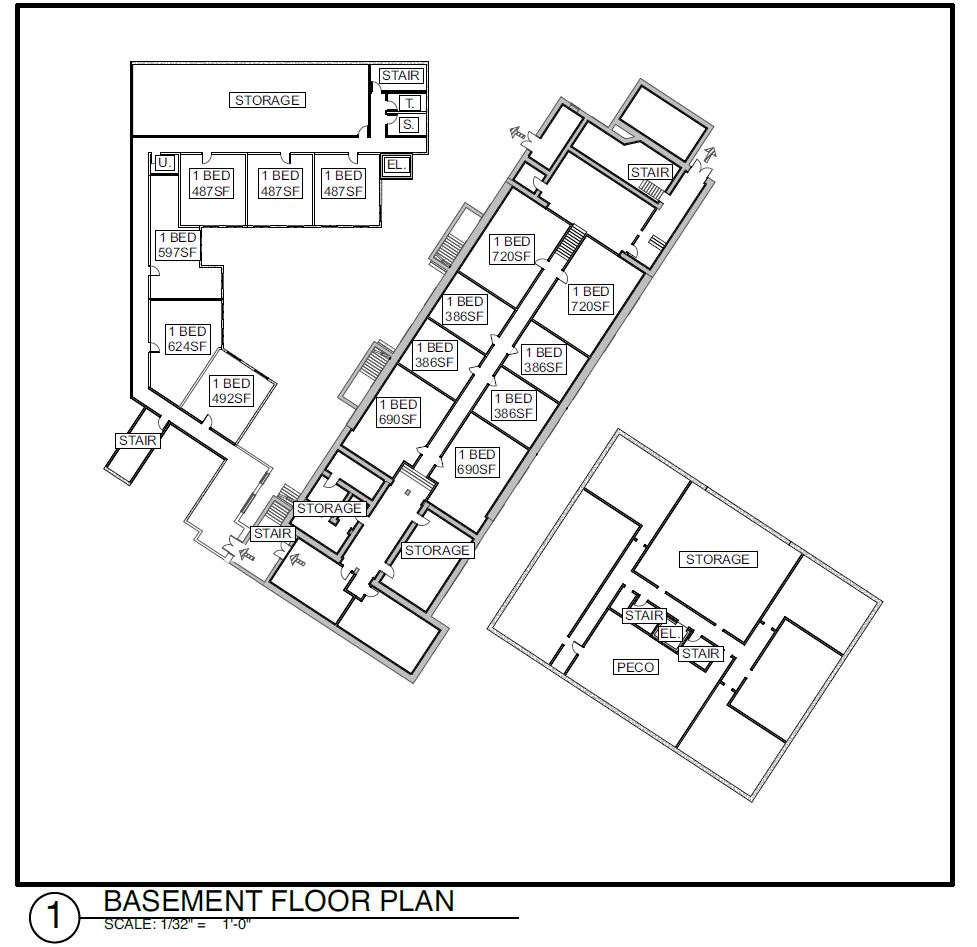 6635-39 Chester Avenue. Credit: WisdomTree Group Architectural Services via the Civic Design Review by the Philadelphia City Planning Commission and the Department of Planning and Development