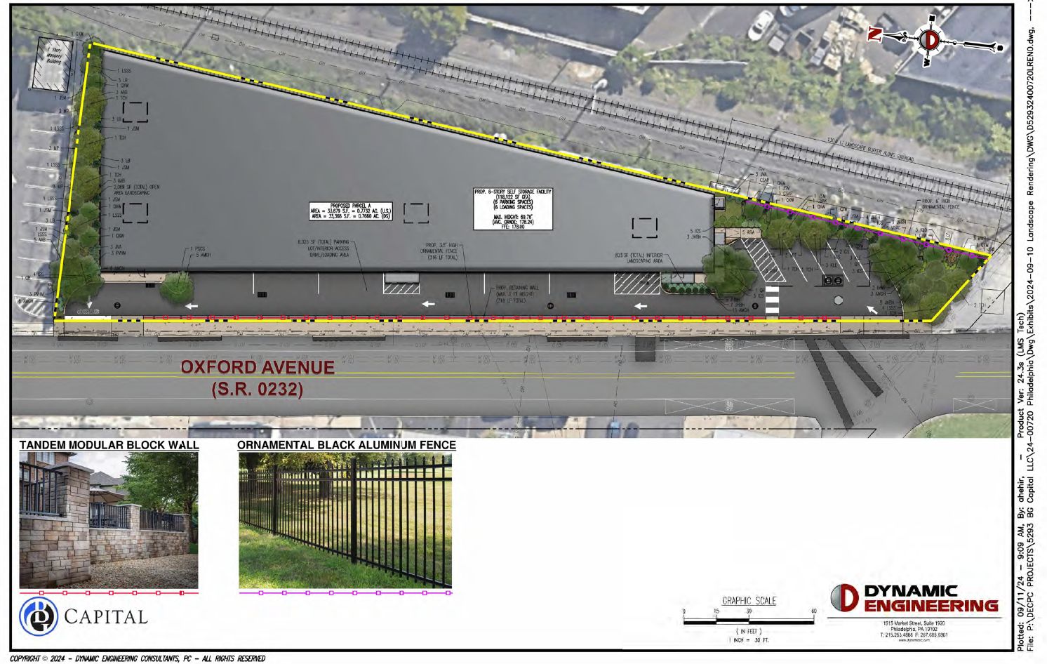 7801 Oxford Avenue. Credit: Vissi Architecture Design via the Civic Design Review by the Philadelphia City Planning Commission and the Department of Planning and Development