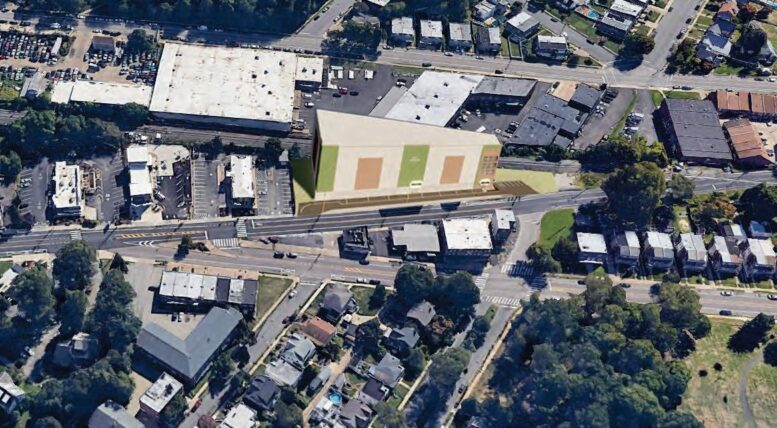 7801 Oxford Avenue. Credit: Vissi Architecture Design via the Civic Design Review by the Philadelphia City Planning Commission and the Department of Planning and Development