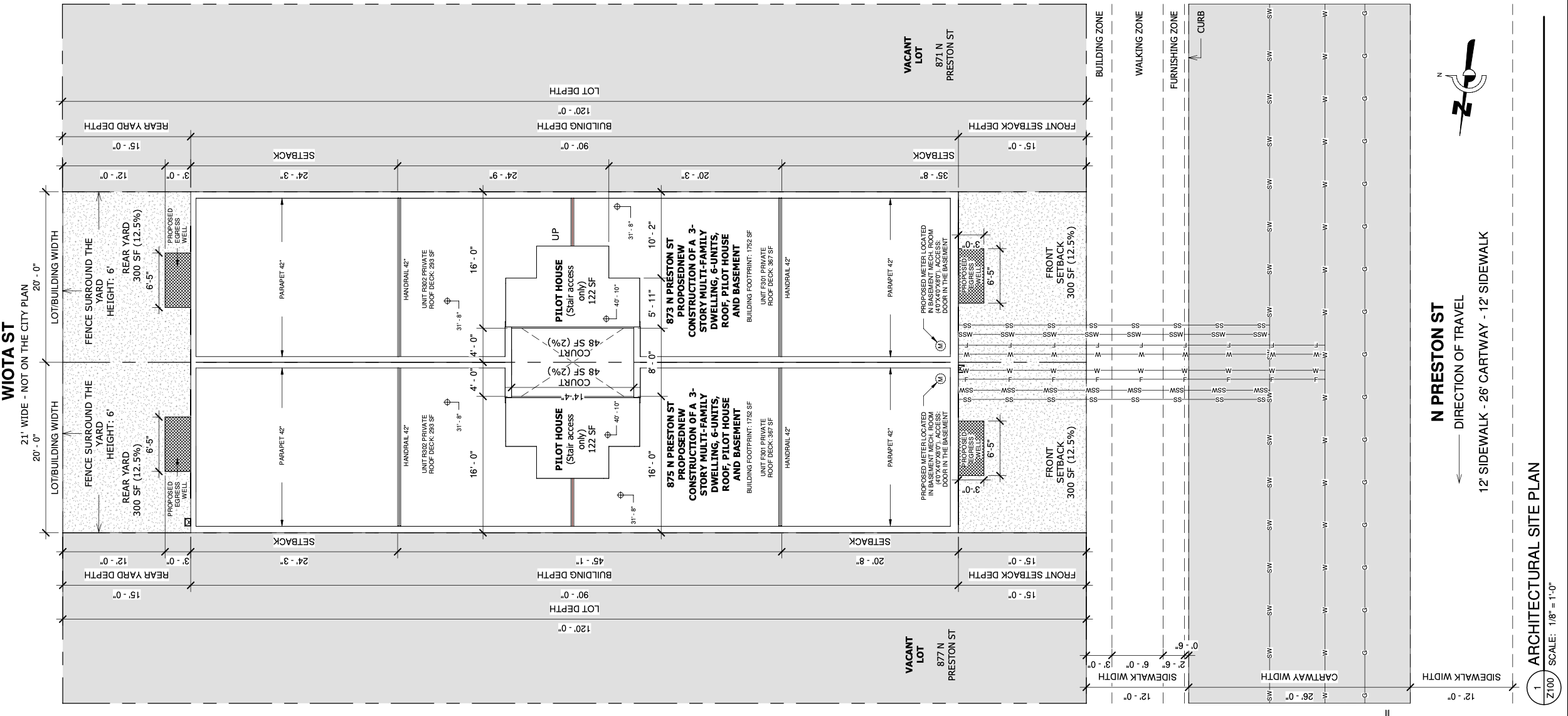 873 North Preston Street Plan