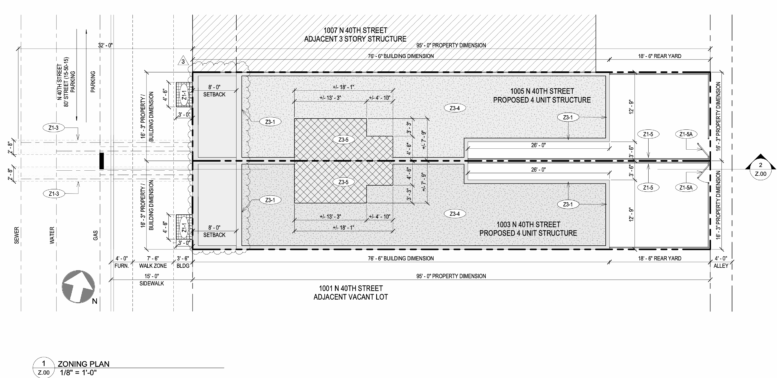 1005 North 40th Street Plan