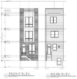 1020 West Arizona Street. Building elevations. Credit: KCA Design Associates via the City of Philadelphia