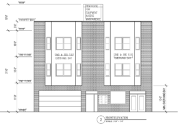 1304 South Harmony Street Front Elevation