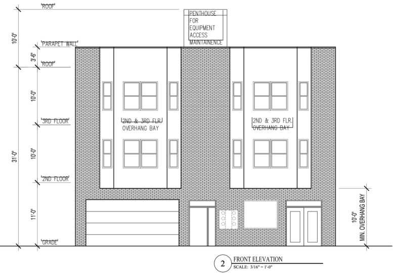 1304 South Harmony Street Front Elevation